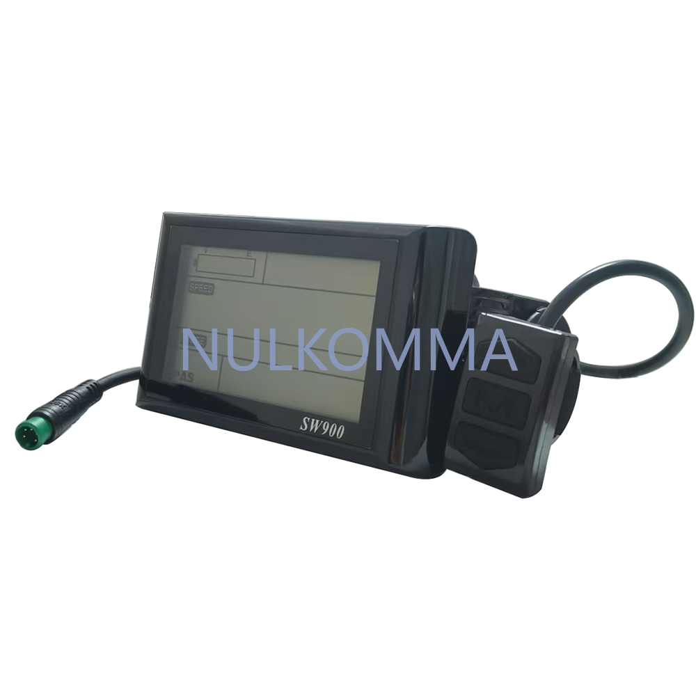 NULKOMMA SW900 EBike LCD Display Conversion Kit E-Bike Accessories Bike 36V 48V for JN Controller Waterproof Plugs