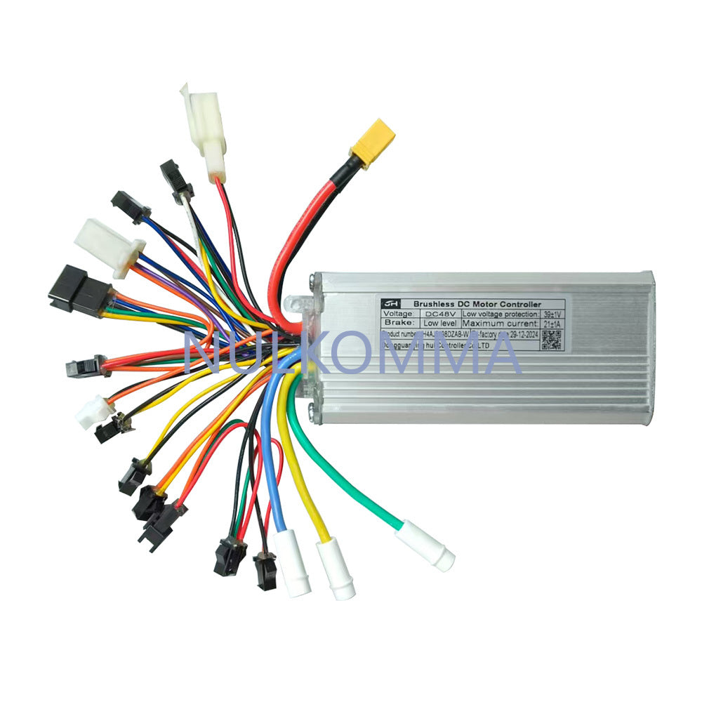 NULKOMMA JH Brushless Motor Controller 48V Li-ion Sine Wave Electric Bicycle Speed Controller Bicycle Tuning Accessories For Display 2HAO