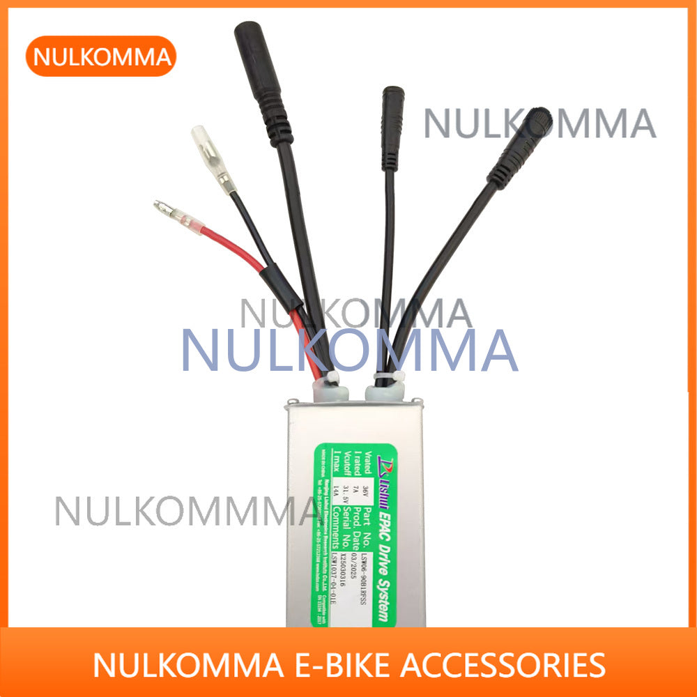 Ebike Motor Brushless Controller LSW06-90B1RFSS 36V 14A Speed Controller For Electric Bicycle Scooters Fat Tire Bikes MTB
