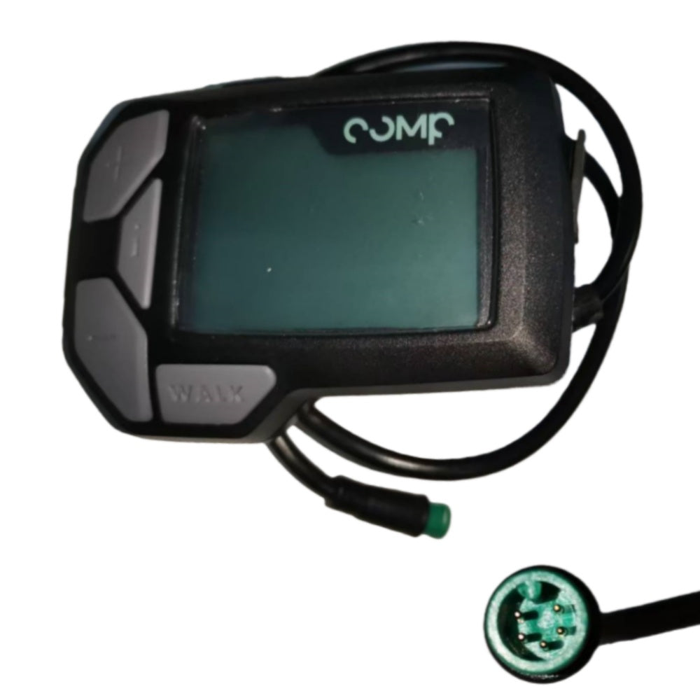 Nulkomma COMP S18 Ebike LCD Display Meter 48V Cycle Computer
