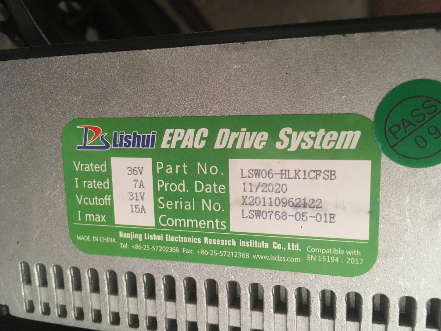 Nulkomma LSW06-HLK1CFSB Brushless Motor Controller LSW0768-05-01E Ebike Controller