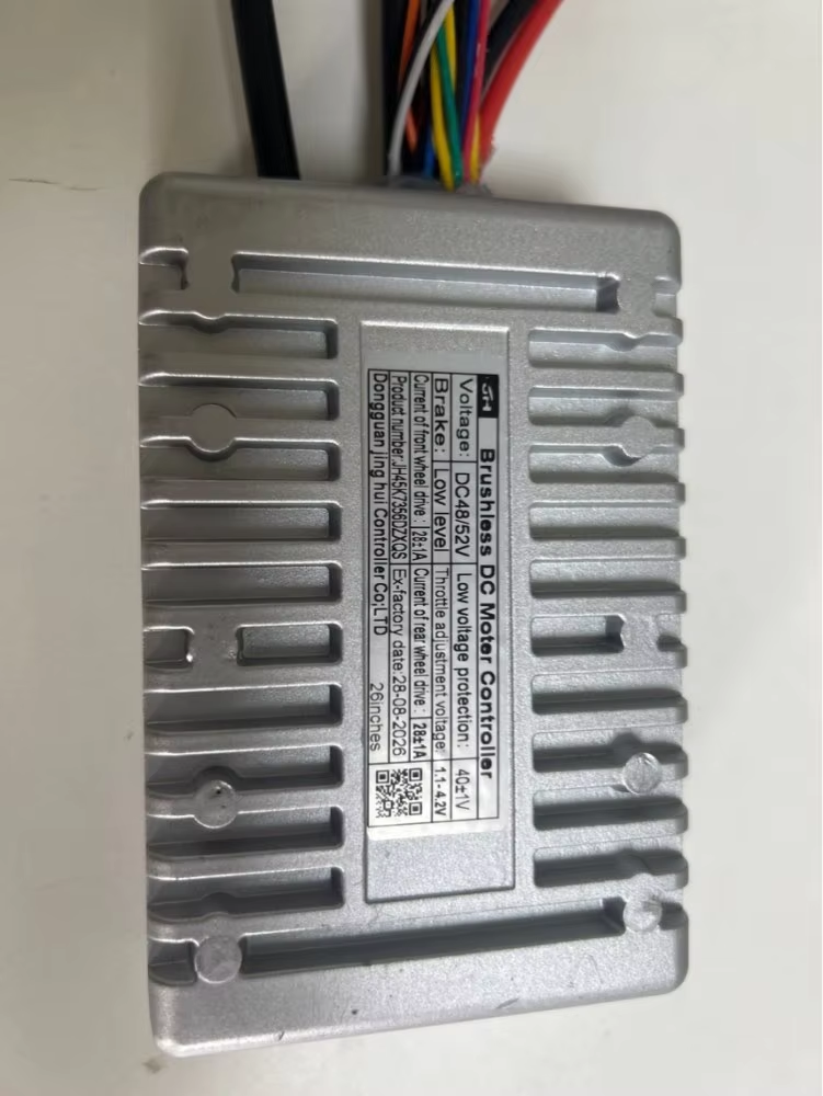 Nulkomma JH45K73560ZXQS Ebike Controller | 48V 52V 28A Brushless DC Motor Controller for E-Bike Meta Description：JH45K73560ZXQS brushless DC ebike controller, DC48/52V, 28A for front or rear wheel drive