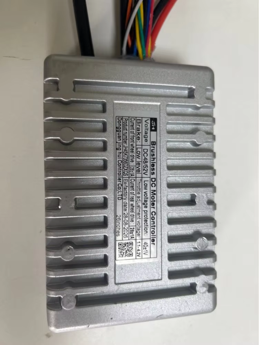 Nulkomma JH45K73560ZXQS Ebike Controller | 48V 52V 28A Brushless DC Motor Controller for E-Bike Meta Description：JH45K73560ZXQS brushless DC ebike controller, DC48/52V, 28A for front or rear wheel drive