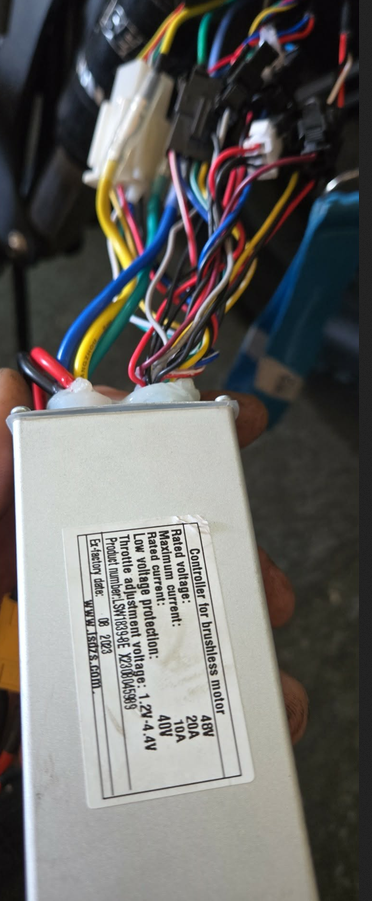 36V 18A Brushless Motor Controller 9A Rated Current Low Voltage Protection 31V E‑Bike Replacement Controller LSW1839‑8E