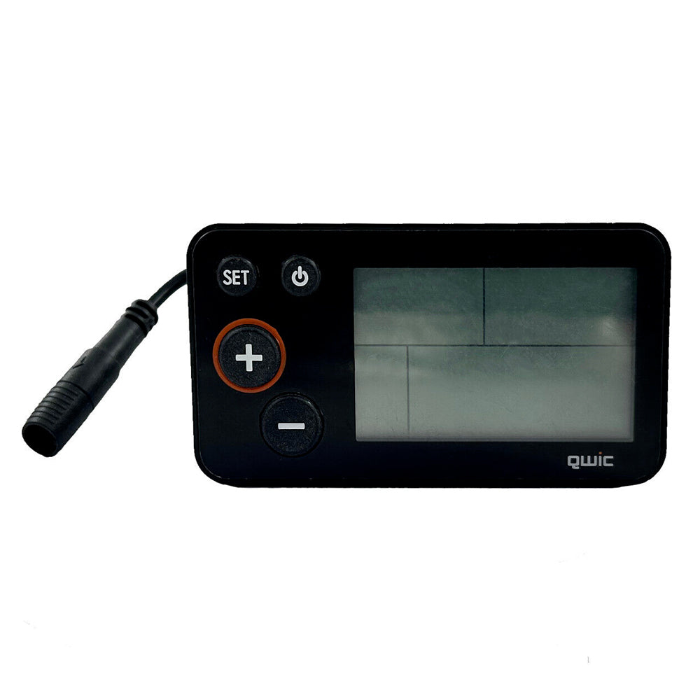 QWIC 36V LCD Display Female 6Pins Electric Bike Instrument Monitor e-Bike Speed Control Panel Bafang Kit