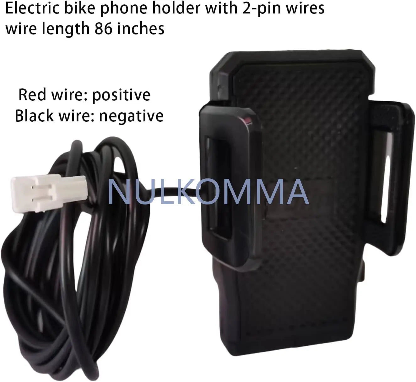 Electric Bike Phone Holder Compatible 4.1-9.3" Electric Scooter Cell Handlebar Phone Holder with USB Charging Port Motorcycle