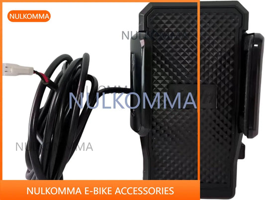 Electric Bike Phone Holder Compatible 4.1-9.3" Electric Scooter Cell Handlebar Phone Holder with USB Charging Port Motorcycle