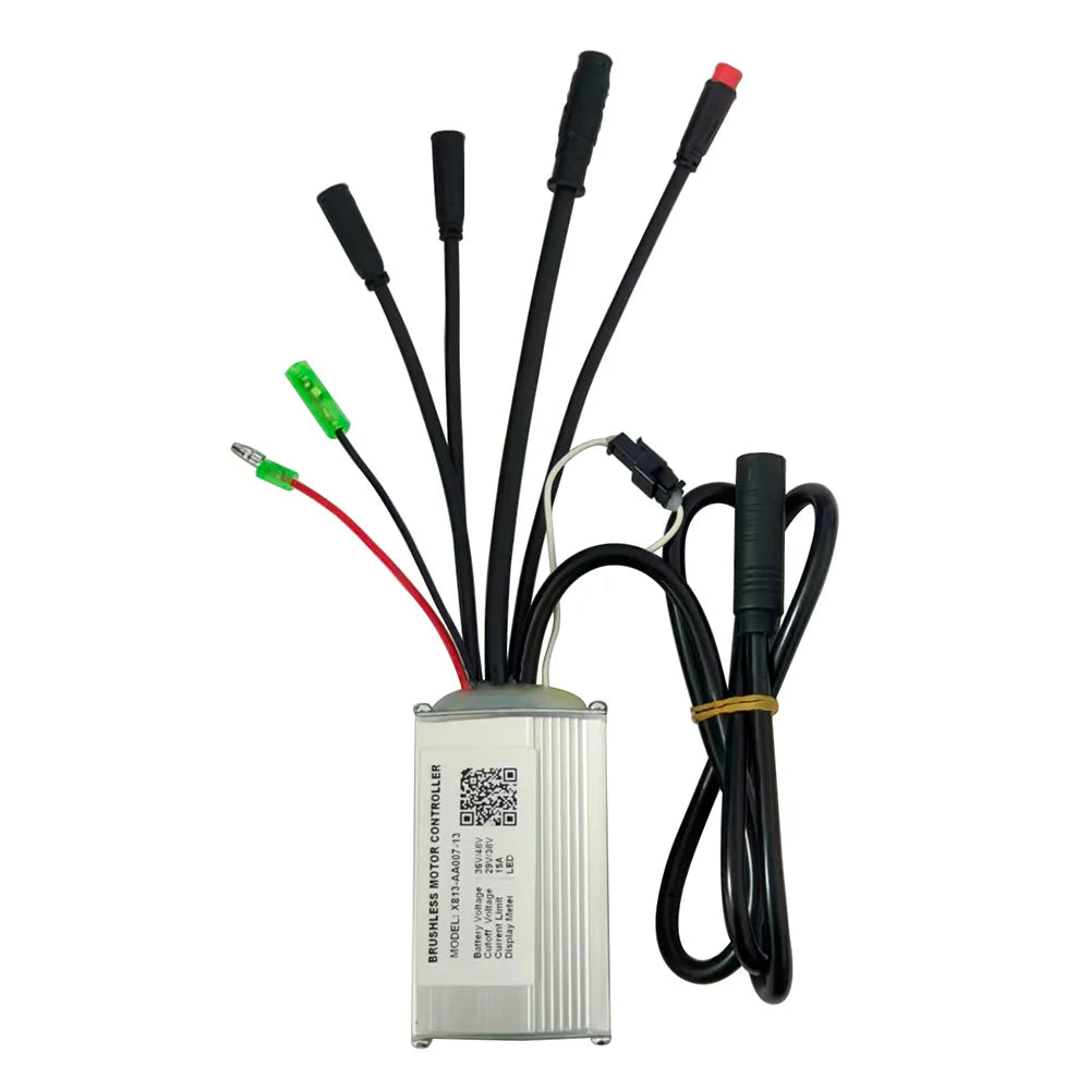 NULKOMMA Brushless Motor Controller X813-AA007-13 36/48V 15A E-Bike Scooter Universal E-Bike Conversion Kit Bicycle Speed Controller