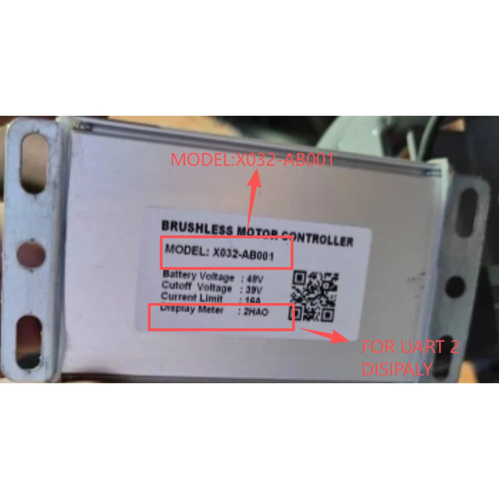 NULKOMMA Ebike Brushless Motor Controller 48V 16A Speed Controller X032-AB001 2HAO for Electric Bicycle Scooter Motorcycle