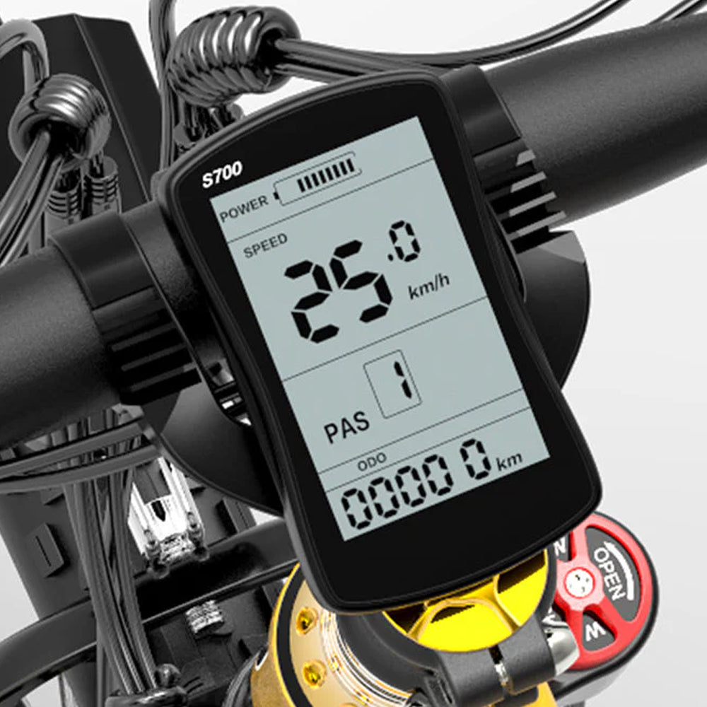 NULKOMMA S700 LCD Control Display Meter Speedometer