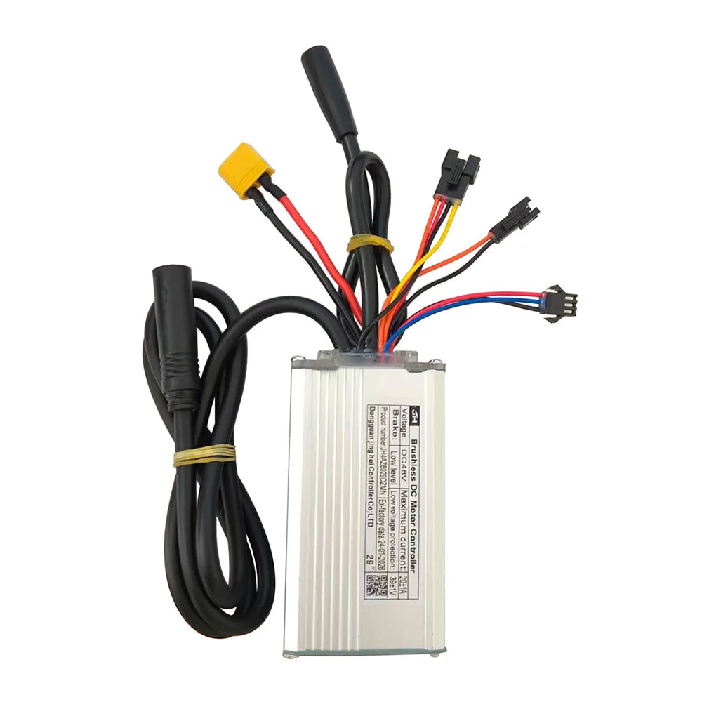 NULKOMMA JH4AZ6029DZMN Brushless Motor Controller 48V 20A Lithium-Ion Sine Wave E-Bike Speed Controller Suitable for Electric Bicycles