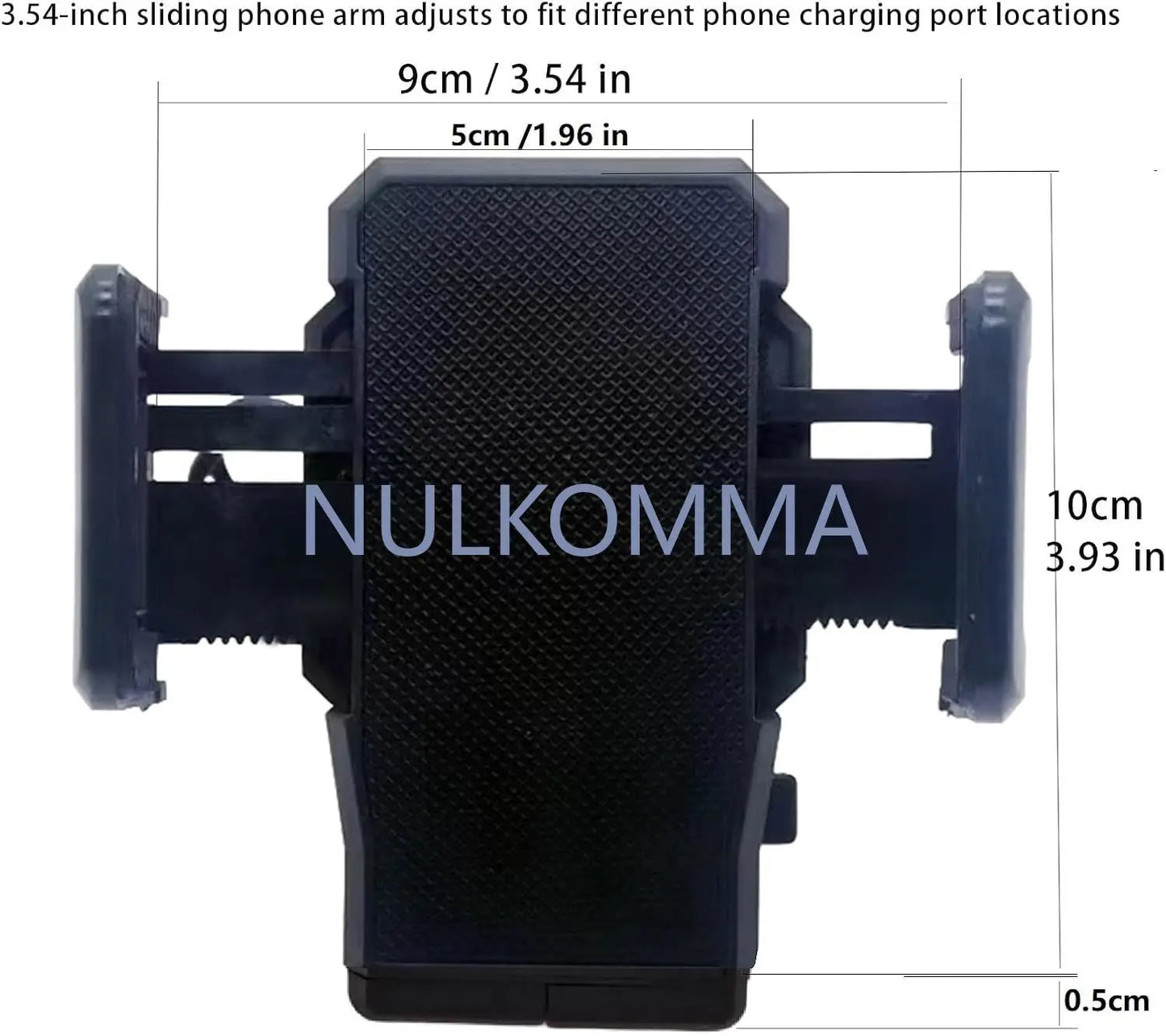 Electric Bike Phone Holder Compatible 4.1-9.3" Electric Scooter Cell Handlebar Phone Holder with USB Charging Port Motorcycle