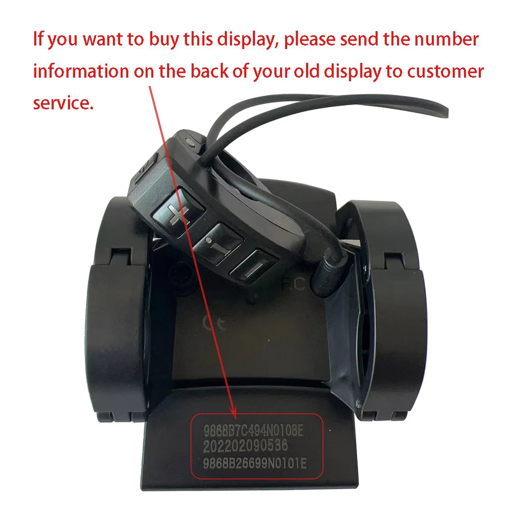 NULKOMMA KD986 LCD Display Ebike Conversion Kit 48V for Electric Bike Ket Disp  Meter K5 Button E-bike Accessories