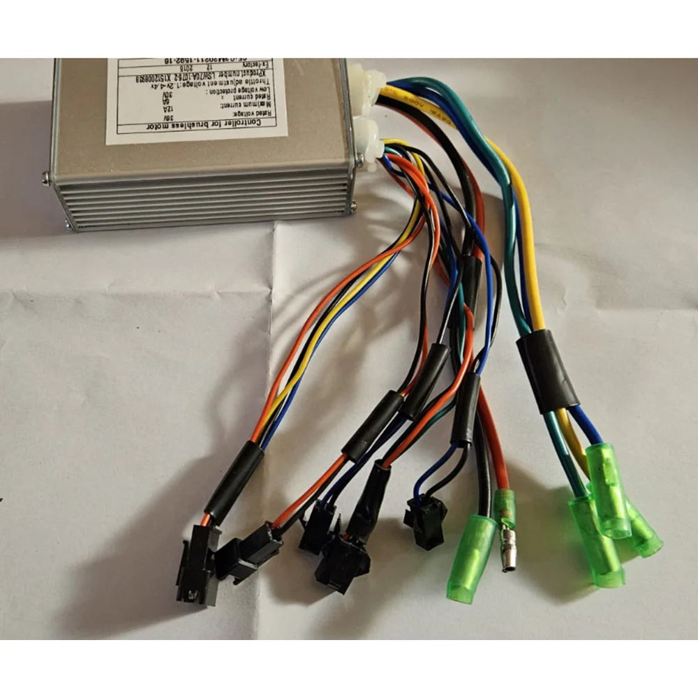 NULKOMMA Ebike Brushless Motor Controller LSW70A-1076-2 36V 12A Suitable for Electric Bicycles Scooters Fat-Tire Bikes Speed Controller
