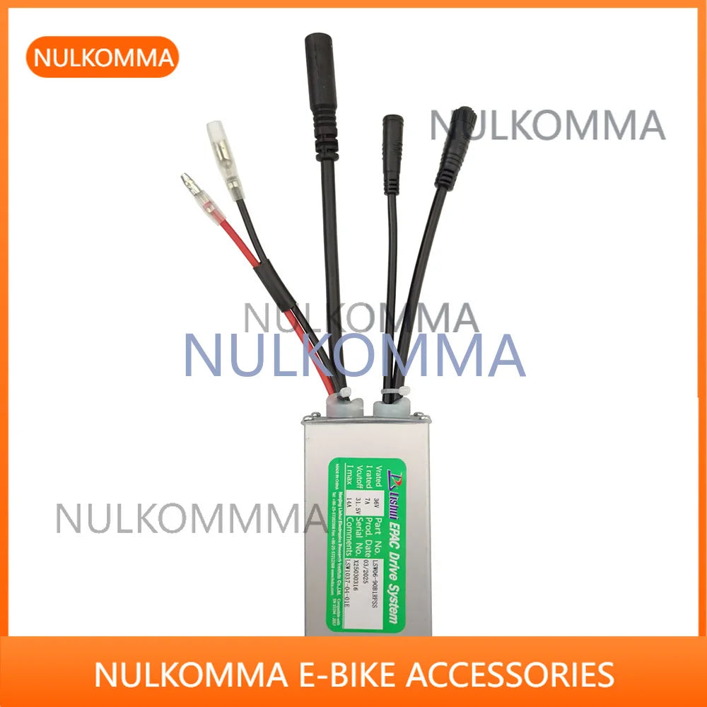 Ebike Brushless Motor Controller LSW06-90B1RFSS 36V 14A for Electric Scooters Fat Bike MTB Ebike Accessories Speed Controller