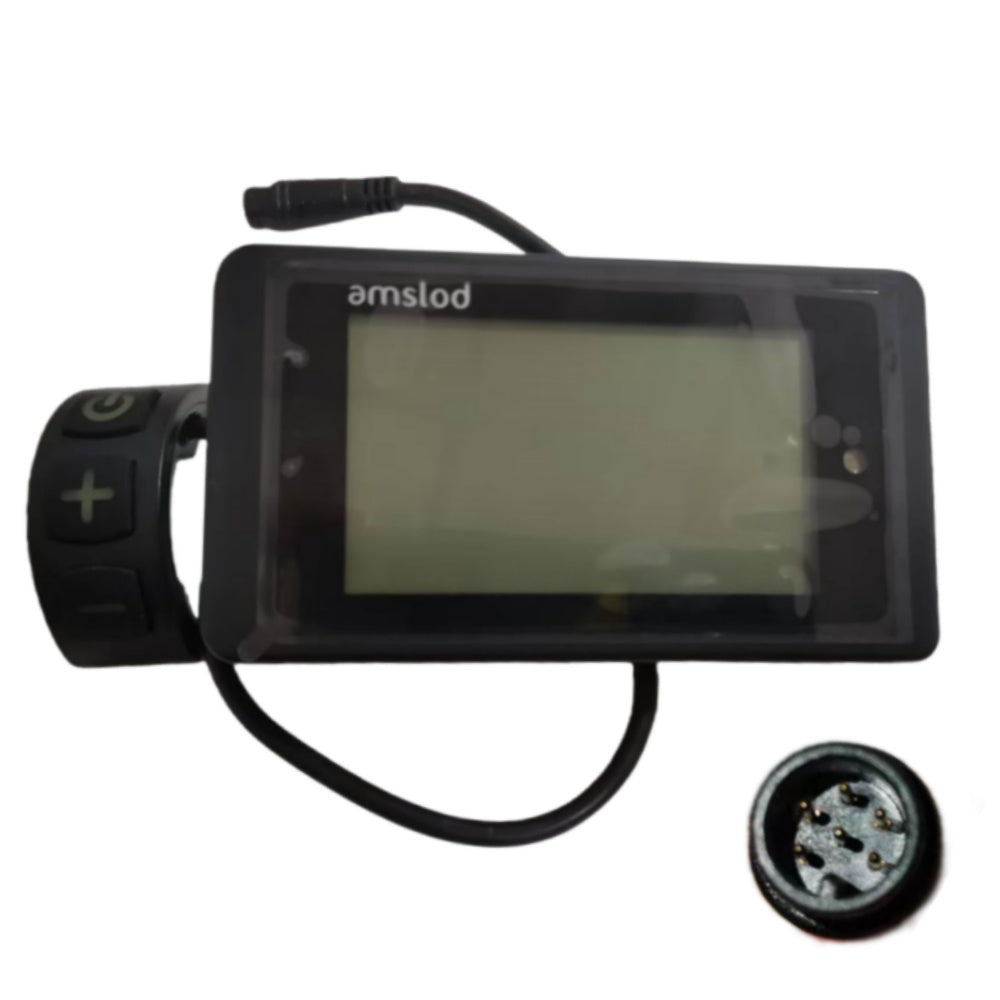 Nulkomma ASMLOD Ebike LCD Display Meter KT-LCD Speed Control Panel 6-pin Connector
