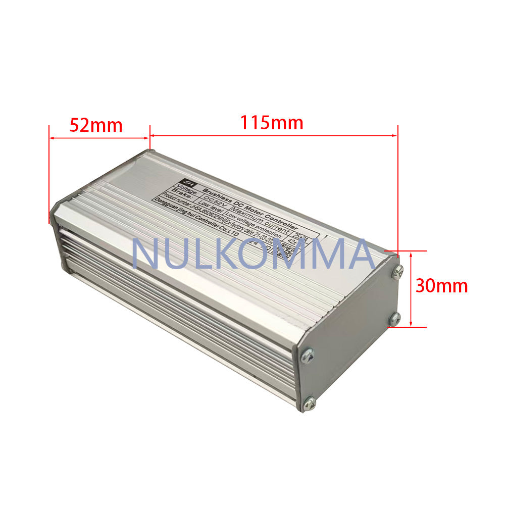 NULKOMMA Brushless Motor Controller JH5AJ6526DZMN 52V 25A E-Bike Scooter Universal E-Bike Conversion Kit Bicycle Speed Controller