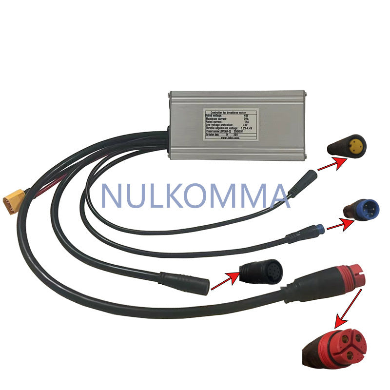 NULKOMMA 48V 22A E-Bike Controller for Bafang 1000W Brushless Motor EBike Conversion Kit Bike Speed Controller LSW1964-2E