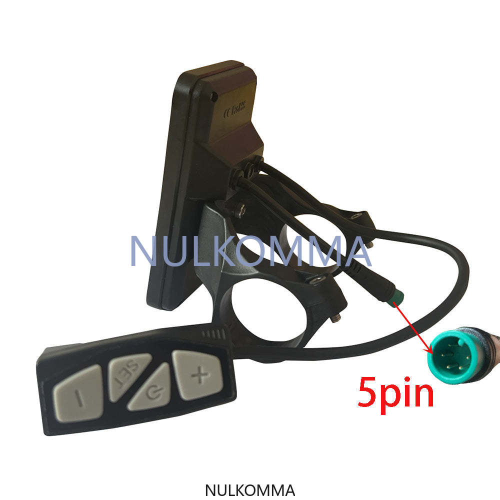 C600E EBike LCD Display 36V 48V E-Bike Accessories Electric Bike Scooter Speed Control Panel For 5S Motor Controller