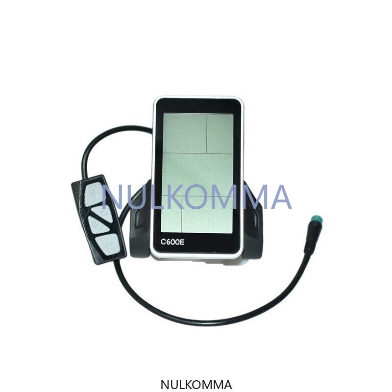 NULKOMMA Electric Bike Conversion Kit, E-Bike LCD Display, Motor Controller, Scooter Accessories, C600E, 48V