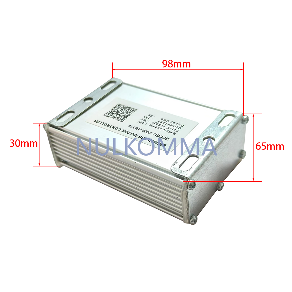 NULKOMMA Ebike Brushless Motor Controller 48V 18A Speed Controller for 5S General X008-AB014 for Electric Bicycle Scooter Motorcycle