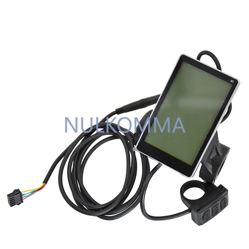 NULKOMMA M5 LCD Display for EBIKE Speed Controller Meter 36/48V Electric Bike Accessories Bicycle Screen MTB Instrumentation