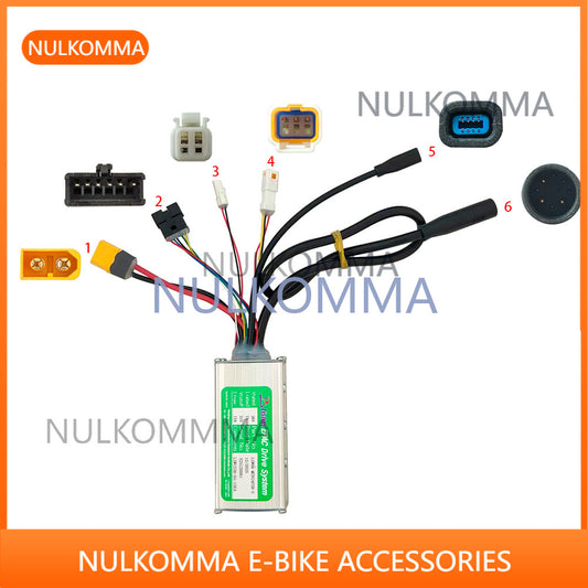 NULKOMMA Brushless Motor Controller LSW1538-04-15EA 36V 15A E-Bike Scooter Universal E-Bike Conversion Kit Bicycle Speed Controller