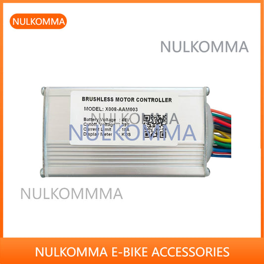 Ebike Brushless Motor Controller 48V 18A Speed Controller for KDS General X008-AAM003 for Electric Bicycle Scooter Motorcycle