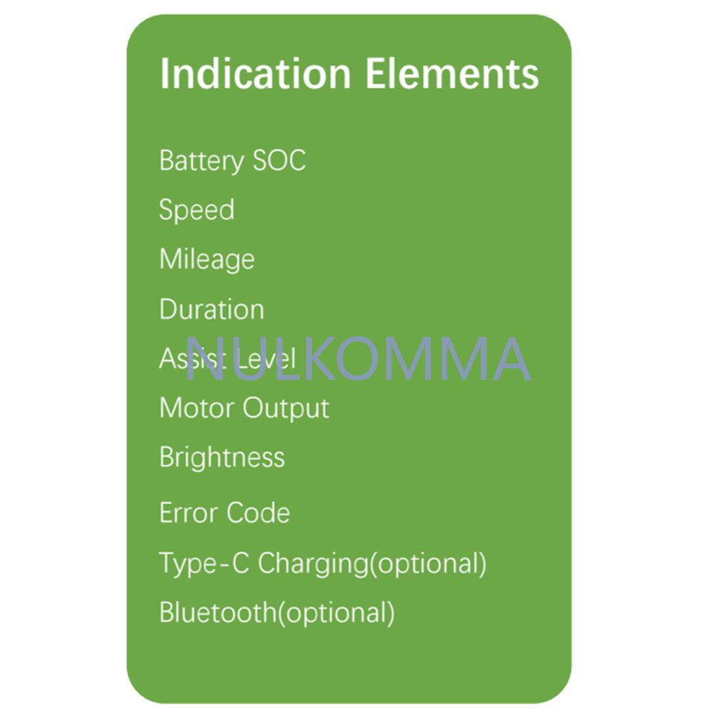 Electric Bike LCD Display Screen Meter KD286 5pin Male Connector 24V 36V 48V Speed Controller Panel Parts For Ebike Fat Bike