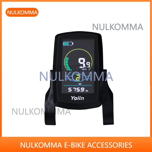 NULKOMMA Yolin YL80C EBike LCD Display 48V Electric Bike Conversion Kit Electric Scooter Accessories Mountain Bike Speed Controller Parts