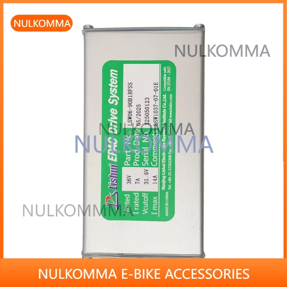 NULKOMMA 36V 14A Ebike Brushless Motor Controller LSW1037-07-01E Speed Controller for Electric Bicycles Scooters Fat-Tire Bikes