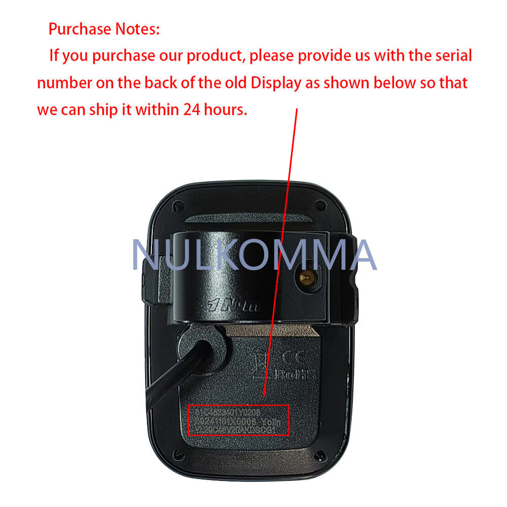 YL81C EBike LCD Display 5Pin Waterproof Connector Electric Bike for Controller 36V 48V Electric Mountain Bike Accessories Yolin