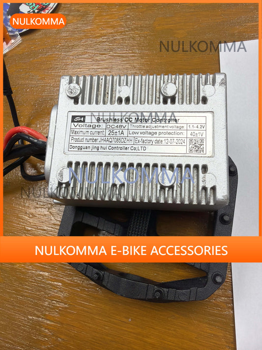 Nulkomma JH4AQ7085DZHH Replacement Motor Controller High Current 25A Brushless Controller for Ebike/MTB