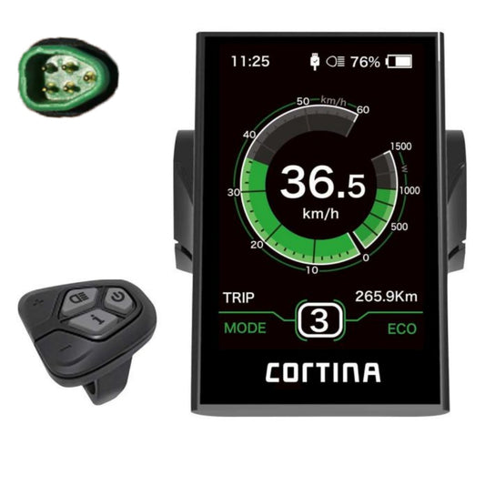 Bafang DPC18 Display Meter CORTINA Ebike Conversion Kit Waterproof 5-pin Connector