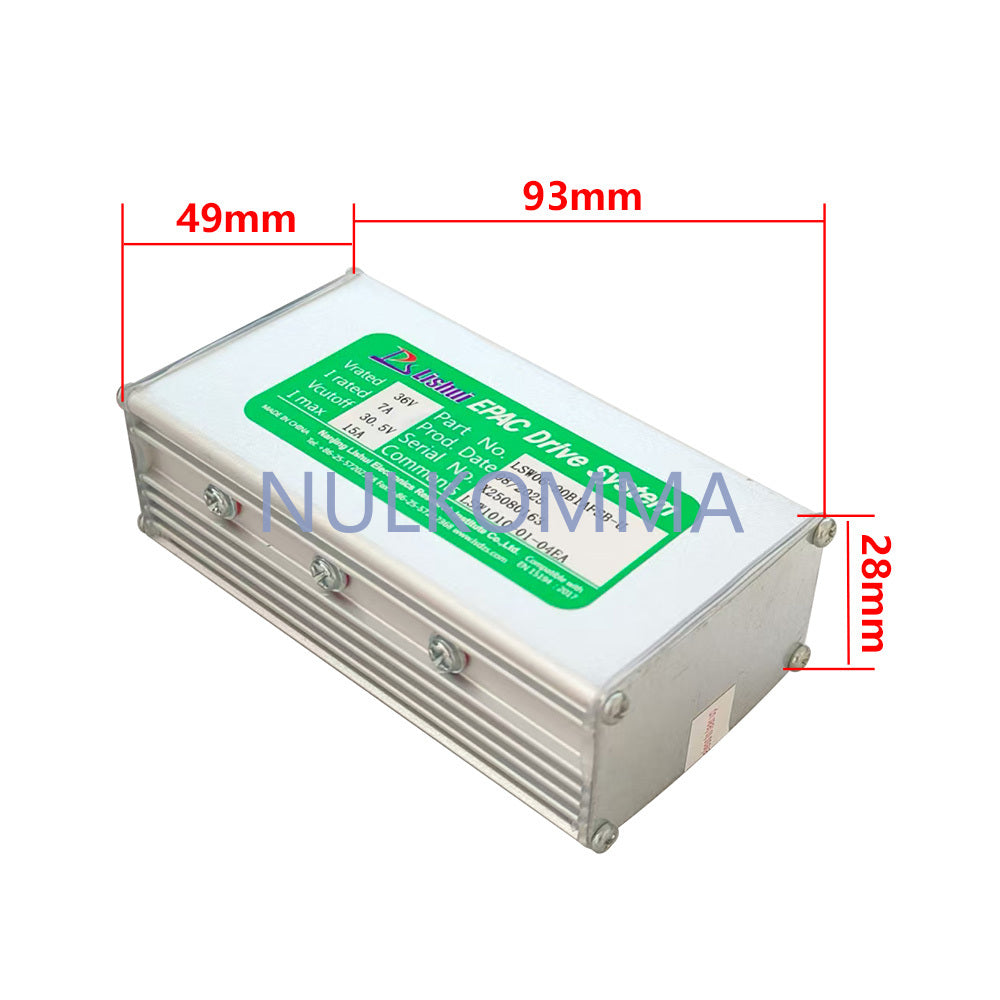 NULKOMMA Ebike Brushless Motor Controller LSW1010-01-04EA 36V 15A Suitable for Electric Bicycles Scooters Fat-Tire Bikes Speed Controller