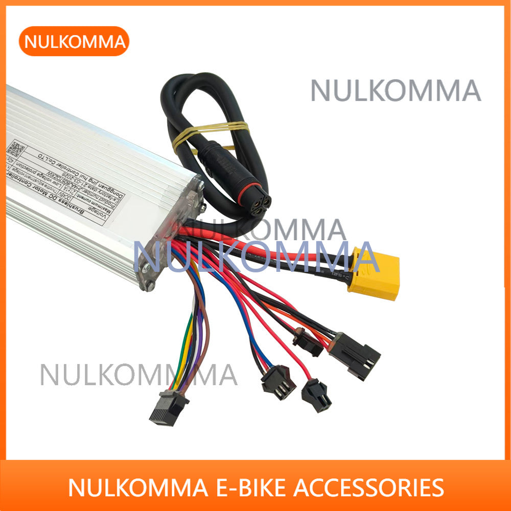NULKOMMA JH4AJ6057DZXW Brushless Motor Controller 48V 20A Lithium-Ion Sine Wave E-Bike Speed Controller Suitable for Electric Bicycles