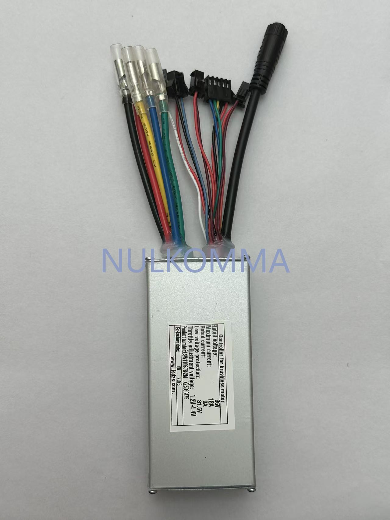 NULKOMMA Customisation Ebike Brushless Motor Controller LSW1106-78-2M Suitable for Electric Bicycles Fat-Tire Bikes Speed Controller