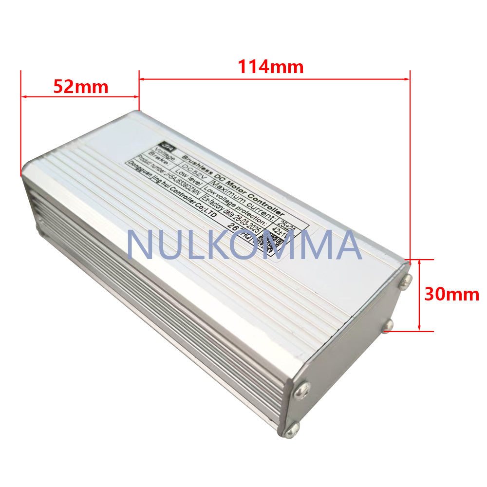 NULKOMMA Ebike Motor Brushless Controller JH5AJ6339DZMN  52V Speed Controller For Electric Bicycle Scooters Fat Tire Bikes Mountain Bikes