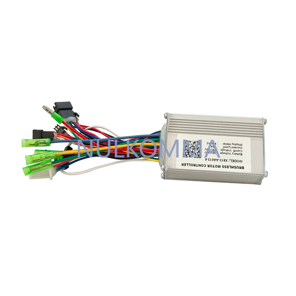 NULKOMMA Brushless Motor Controller X813-AA013-6 36/48V 15A E-Bike Scooter Universal E-Bike Conversion Kit Bicycle Speed Controller