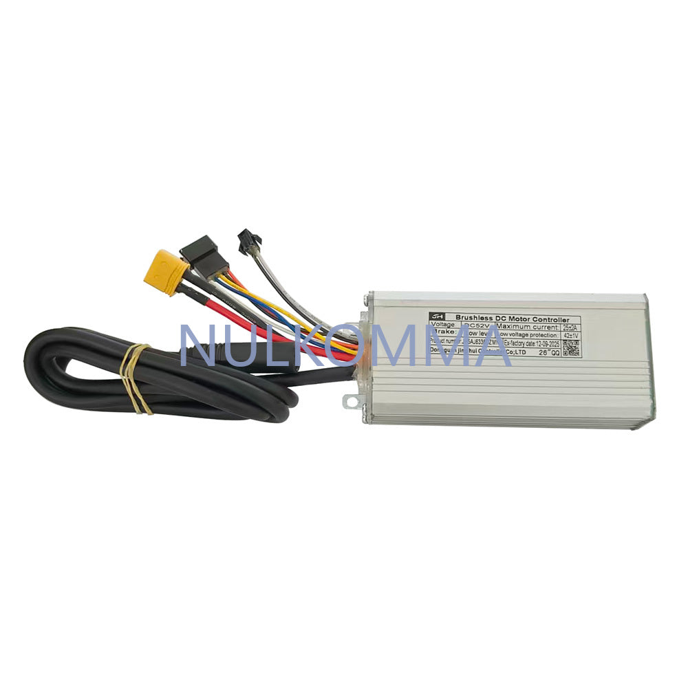 NULKOMMA Brushless Motor Controller JH5AJ6338DZMN 52V 25AA E-Bike Scooter Universal E-Bike Conversion Kit Bicycle Speed Controller