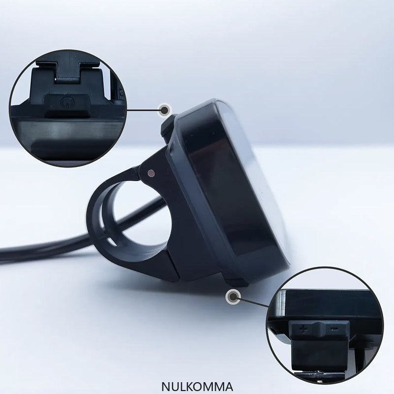 NULKOMMA Fatbike Display Screen Meter 5-hole Female for Ebike Speed Controller Speedometer Yolin YL81C 36V48V Engwe Bicycles Accessories