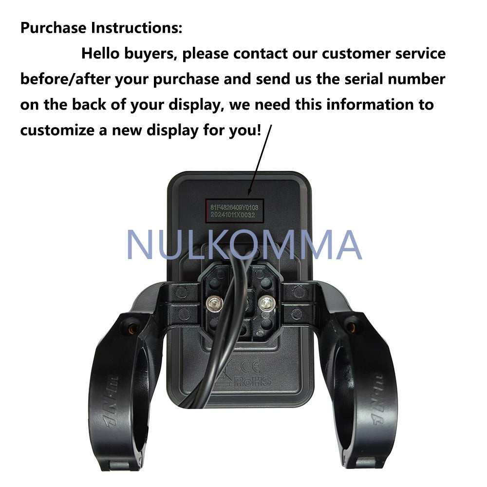 Elektrische Fiets Kleurenscherm Meter YL81F 36V 48V 52V 5pin Speed Controller Panel Voor Engwe ebike MTB Accessoires