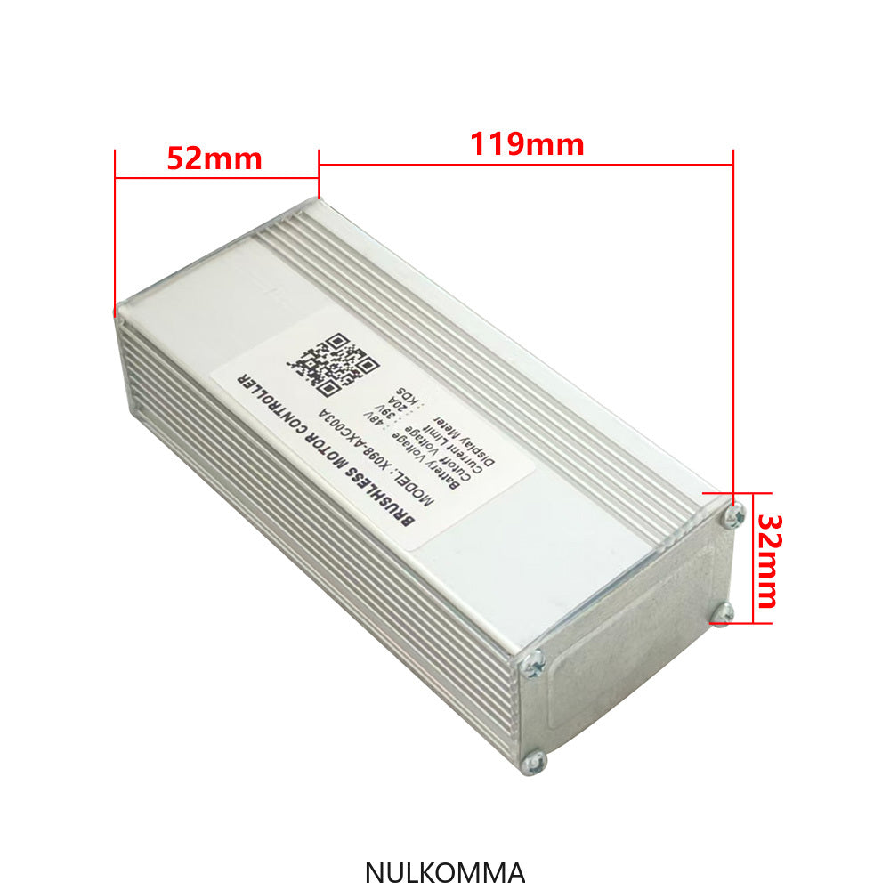 NULKOMMA Ebike Brushless Motor Controller 48V 20A Speed Controller X098-AXC003A KDS for Electric Bicycle Scooter Motorcycle