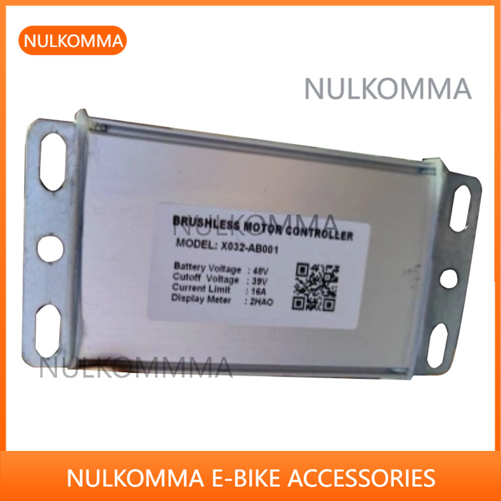 NULKOMMA Ebike Brushless Motor Controller 48V 16A Speed Controller X032-AB001 2HAO for Electric Bicycle Scooter Motorcycle