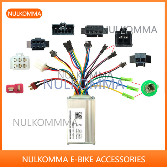 NULKOMMA eBike Controller 48V X863-AA006B 12A Electric Bicycle Brushless Motor Speed Controller for ZB Protocol Display Bike Accessories