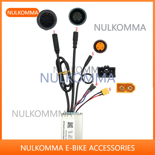NULKOMMA Ebike Brushless Motor Controller 36V 16A Speed Controller X869-AA045 2HAO for Electric Bicycle Scooter Motorcycle