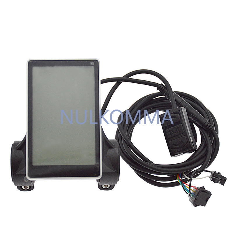 NULKOMMA M5 6PIN LCD Display for EBIKE Speed Controller Meter 36/48V Electric Bike Accessories Bicycle Screen MTB Instrumentation