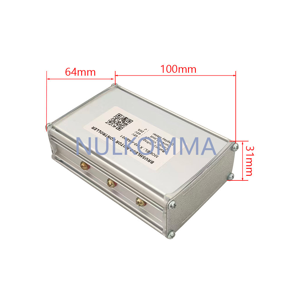 NULKOMMA Ebike Brushless Motor Controller 48V 20A Speed Controller X110-AAB001 J Agreement for Electric Bicycle Scooter Motorcycle