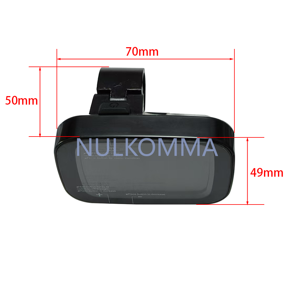 YL81C EBike LCD Display 5Pin Waterproof Connector Electric Bike for Controller 36V 48V Electric Mountain Bike Accessories Yolin