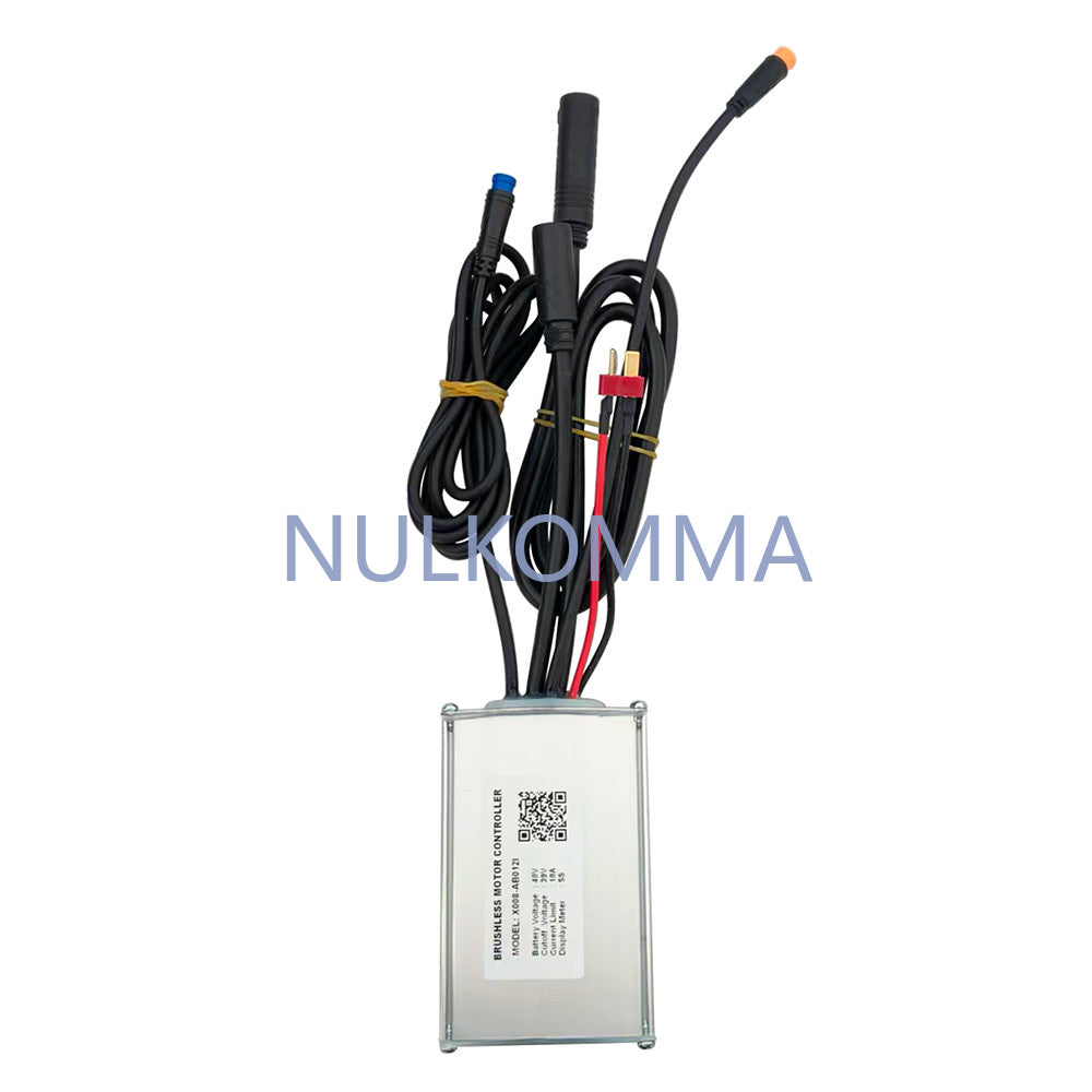 Ebike Brushless Motor Controller X008-AB0121 48V 18A Suitable for Electric Bicycles Scooters Fat-Tire Bikes Speed Controller